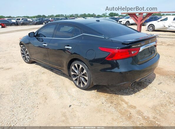 1N4AA6AP6GC396773 2016 NISSAN MAXIMA Black უკანა მარცხენა