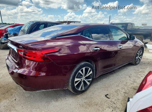 1N4AA6AP6GC417329 2016 NISSAN MAXIMA Burgundy Rear right