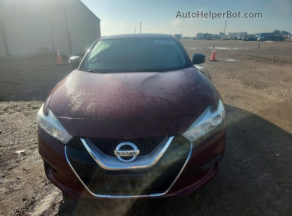 1N4AA6AP6GC417329 2016 NISSAN MAXIMA Burgundy Front view