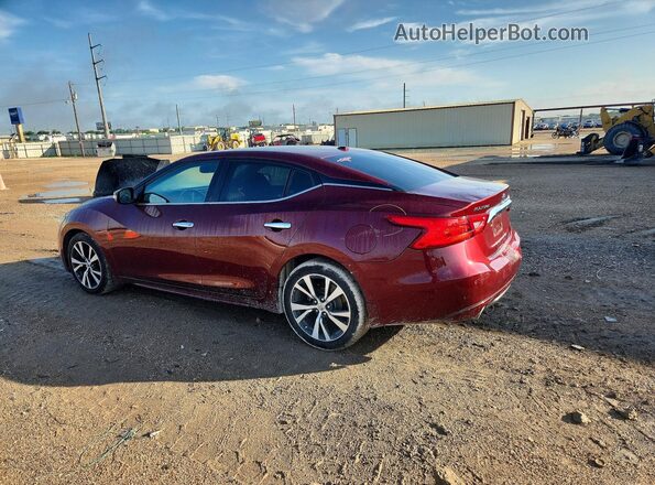 1N4AA6AP6GC417329 2016 NISSAN MAXIMA Burgundy Rear left