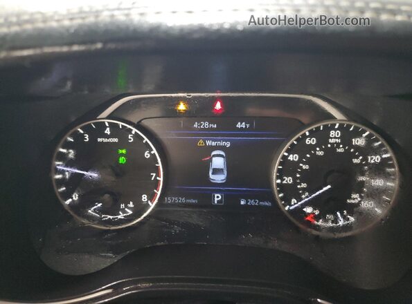 1N4AA6AP6GC447883 2016 NISSAN MAXIMA White Vista del cuadro de instrumentos