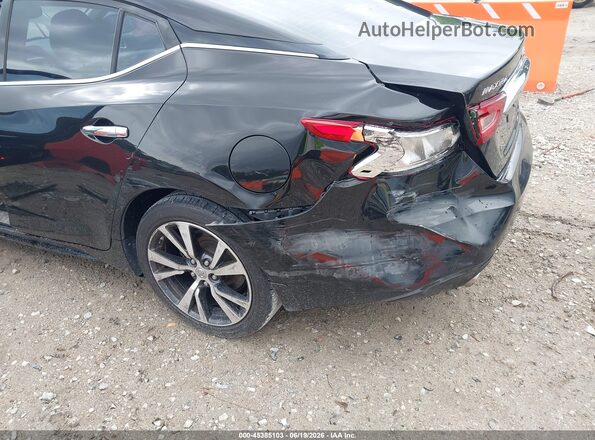 1N4AA6AP6HC370112 2017 NISSAN MAXIMA Black წინა ხედი