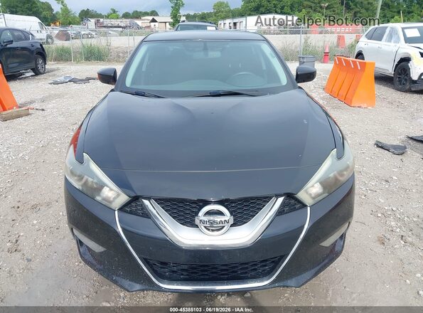1N4AA6AP6HC370112 2017 NISSAN MAXIMA Black ხელსაწყოთა პანელის ხედი