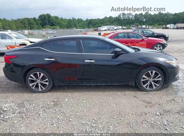 1N4AA6AP6HC370112 2017 NISSAN MAXIMA Black უკანა სალონის ხედი