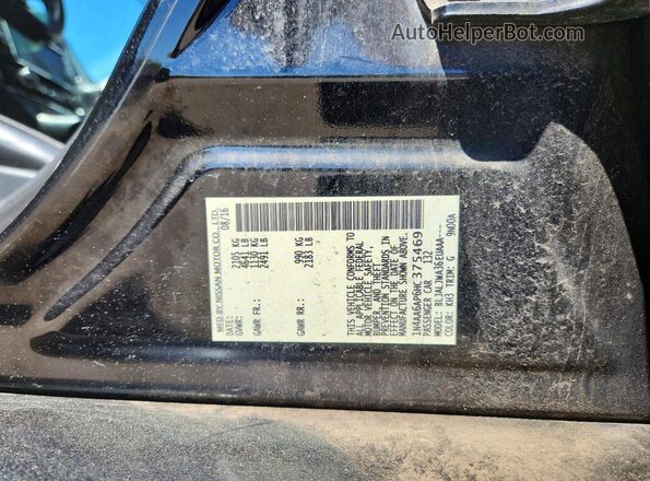 1N4AA6AP6HC375469 2017 NISSAN MAXIMA Black 