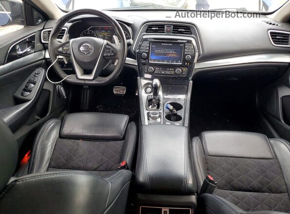 1N4AA6AP6HC376198 2017 NISSAN MAXIMA Blue Vista del salpicadero