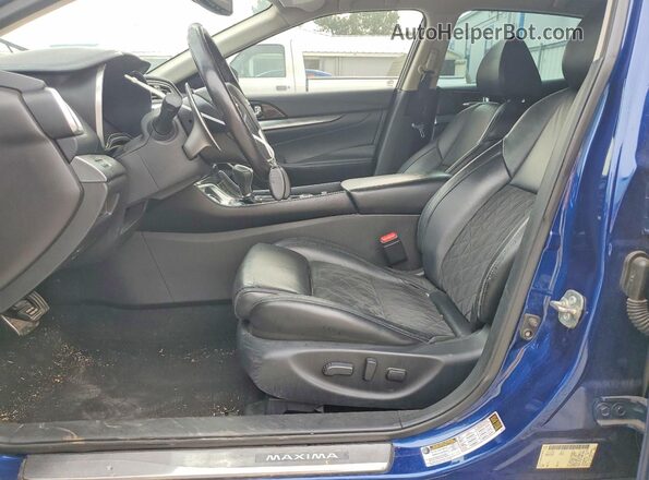 1N4AA6AP6HC376198 2017 NISSAN MAXIMA Blue Vista interior delantera