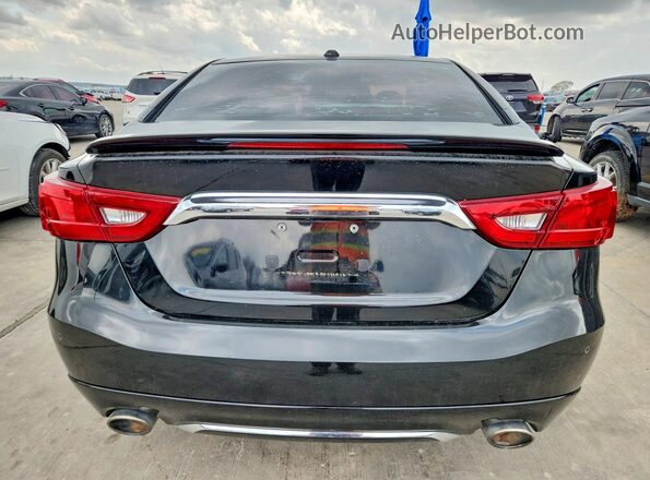 1N4AA6AP6HC379098 2017 NISSAN MAXIMA Black Rear view
