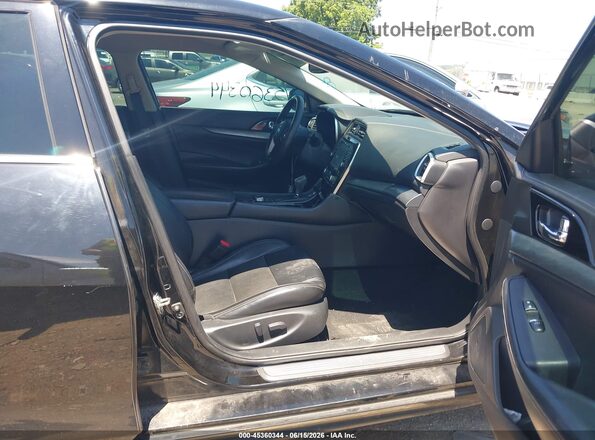 1N4AA6AP6HC380459 2017 NISSAN MAXIMA Black Widok wnętrza z przodu