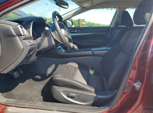 1N4AA6AP6HC424198 2017 NISSAN MAXIMA Red Вид салону спереду