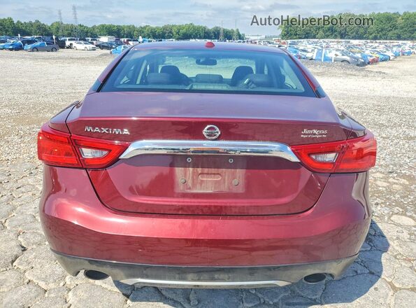 1N4AA6AP6HC424198 2017 NISSAN MAXIMA Red Вид ззаду