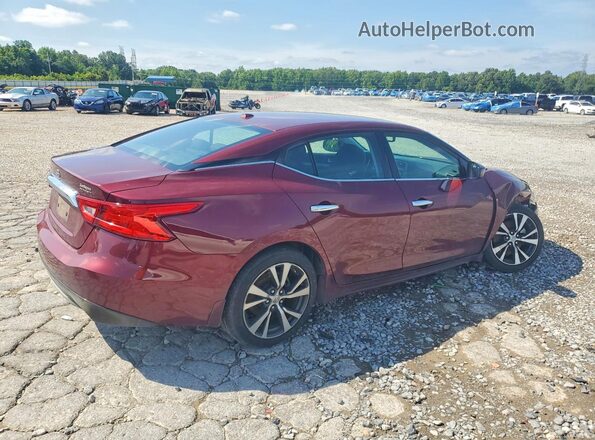1N4AA6AP6HC424198 2017 NISSAN MAXIMA Red Задня права чверть