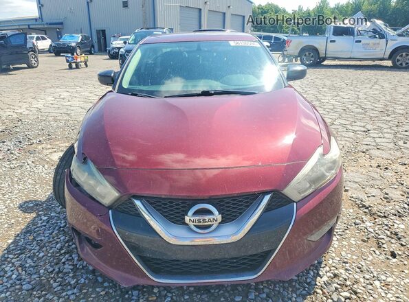 1N4AA6AP6HC424198 2017 NISSAN MAXIMA Red Вид спереду