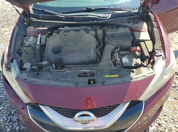 1N4AA6AP6HC424198 2017 NISSAN MAXIMA Red Вид задньої частини салону
