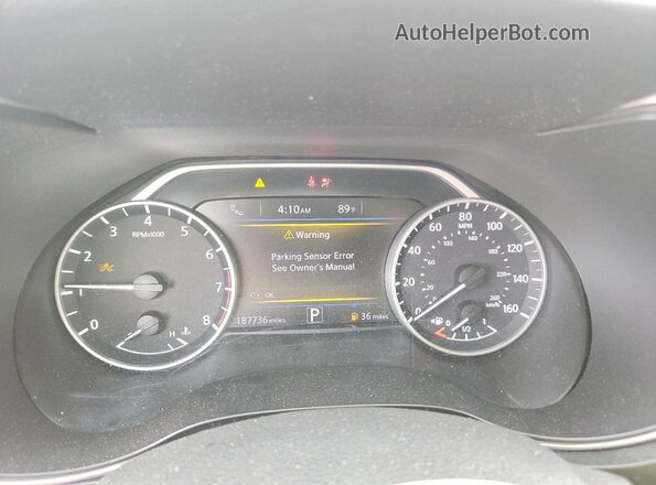 1N4AA6AP6HC428333 2017 NISSAN MAXIMA White Instrument cluster view