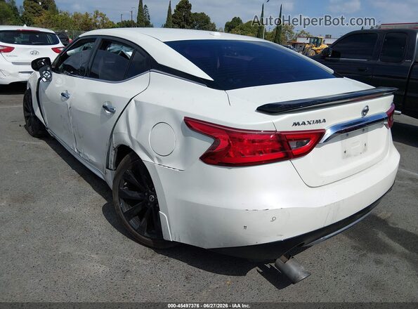 1N4AA6AP6HC449652 2017 NISSAN MAXIMA White Tył lewy
