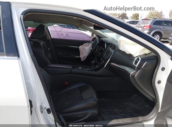 1N4AA6AP6HC449652 2017 NISSAN MAXIMA White Widok wnętrza z przodu