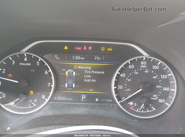 1N4AA6AP6HC449652 2017 NISSAN MAXIMA White Widok tylnych siedzeń