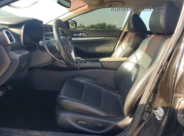 1N4AA6AP6JC370424 2018 NISSAN MAXIMA Black Вид салону спереду