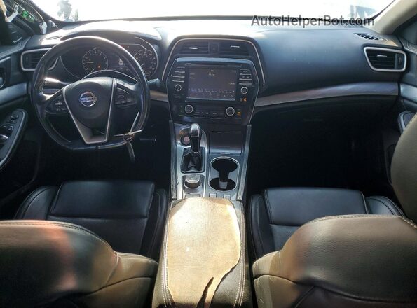 1N4AA6AP6JC370424 2018 NISSAN MAXIMA Black Вид панелі приладів