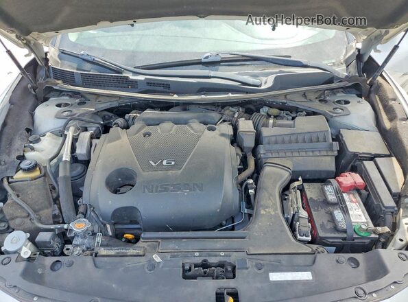 1N4AA6AP6JC374652 2018 NISSAN MAXIMA Silver უკანა სალონის ხედი