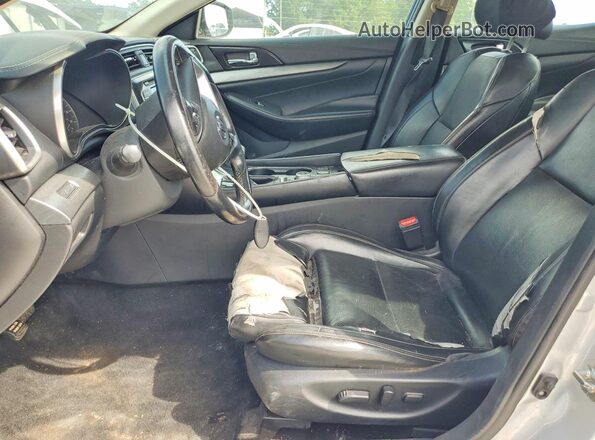 1N4AA6AP6JC374652 2018 NISSAN MAXIMA Silver წინა სალონის ხედი