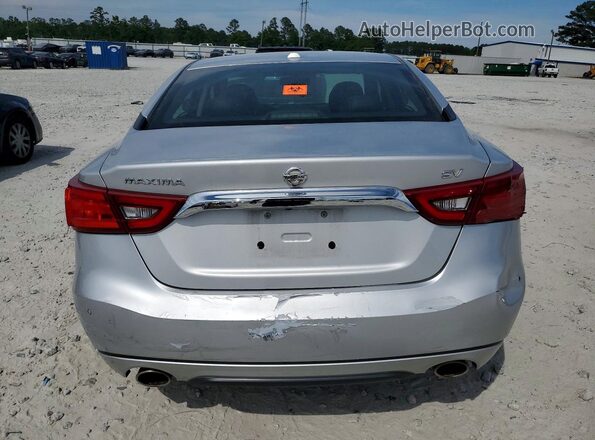 1N4AA6AP6JC374652 2018 NISSAN MAXIMA Silver უკანა ხედი