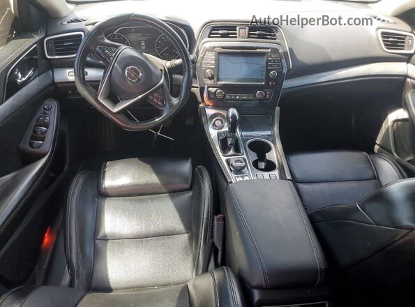 1N4AA6AP6JC375669 2018 NISSAN MAXIMA White Widok deski rozdzielczej