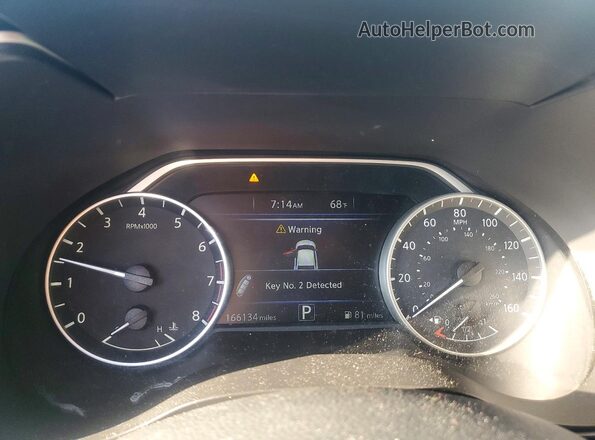 1N4AA6AP6JC375669 2018 NISSAN MAXIMA White Widok zestawu wskaźników