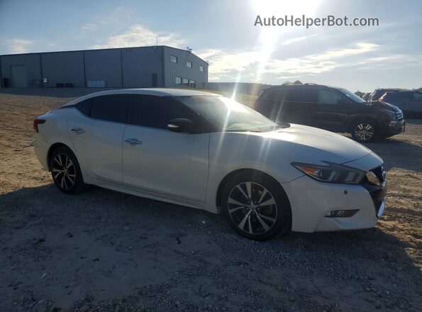1N4AA6AP6JC375669 2018 NISSAN MAXIMA White Przód prawy