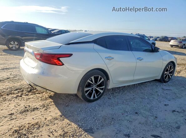 1N4AA6AP6JC375669 2018 NISSAN MAXIMA White Tył prawy