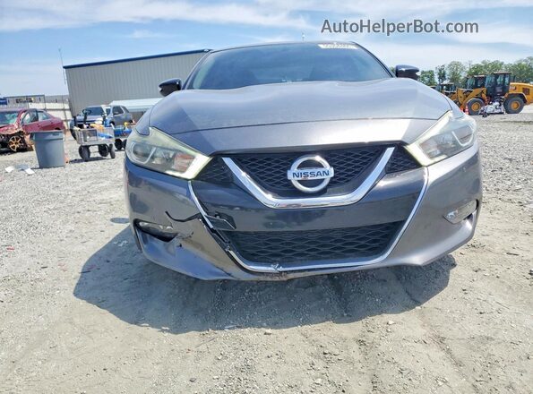 1N4AA6AP6JC378605 2018 NISSAN MAXIMA Gray Front view