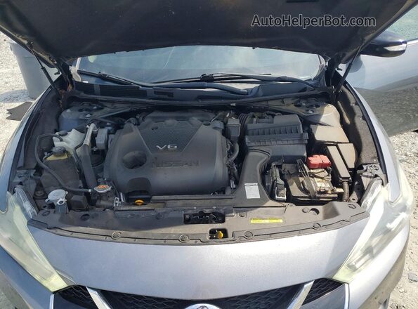 1N4AA6AP6JC378605 2018 NISSAN MAXIMA Gray Rear interior view