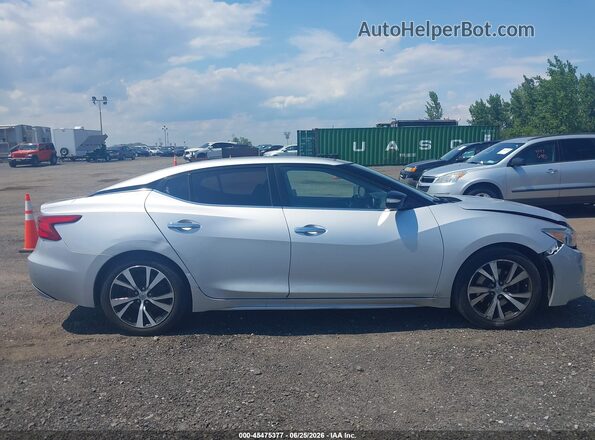 1N4AA6AP6JC379852 2018 NISSAN MAXIMA Silver Вид задньої частини салону