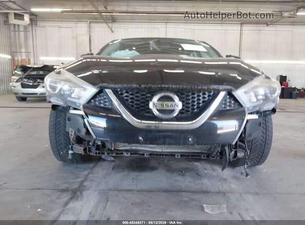 1N4AA6AP6JC380595 2018 NISSAN MAXIMA Black Widok z przodu