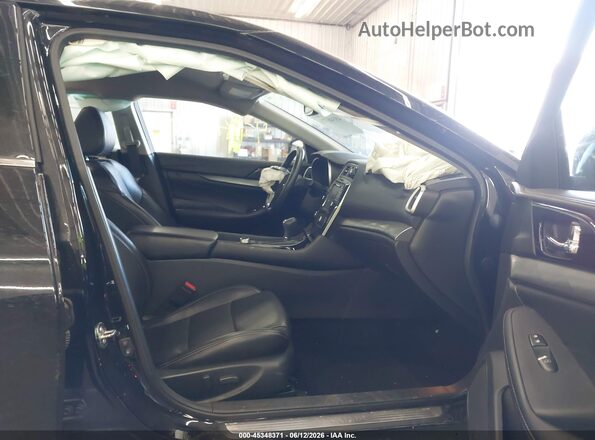 1N4AA6AP6JC380595 2018 NISSAN MAXIMA Black Widok wnętrza z przodu