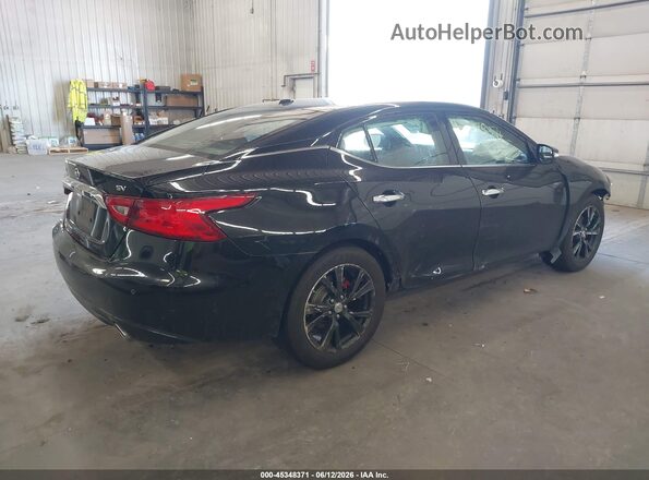 1N4AA6AP6JC380595 2018 NISSAN MAXIMA Black Tył prawy