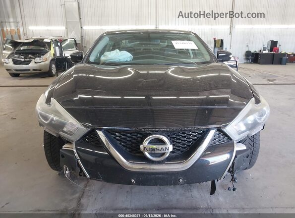 1N4AA6AP6JC380595 2018 NISSAN MAXIMA Black Widok wnętrza z tyłu