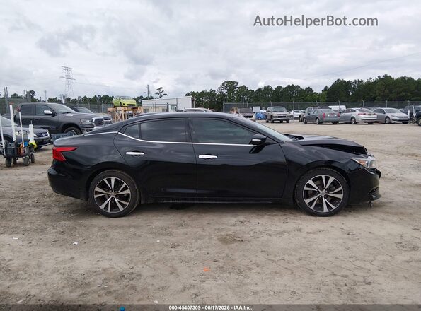 1N4AA6AP6JC393234 2018 NISSAN MAXIMA Black Vista interior de 360 grados