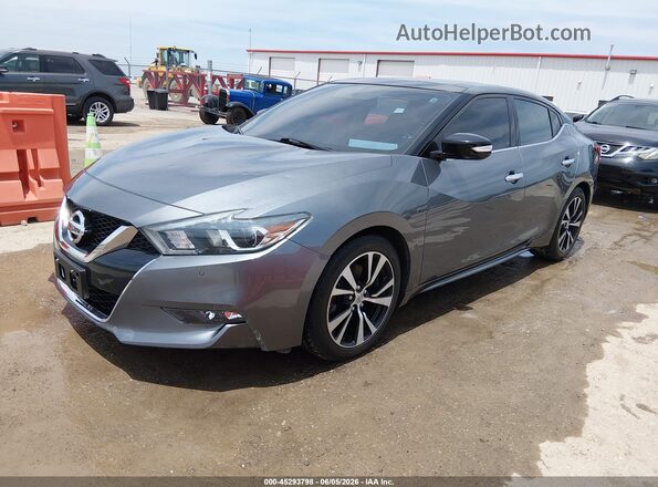 1N4AA6AP6JC400862 2018 NISSAN MAXIMA Gray Przód lewy