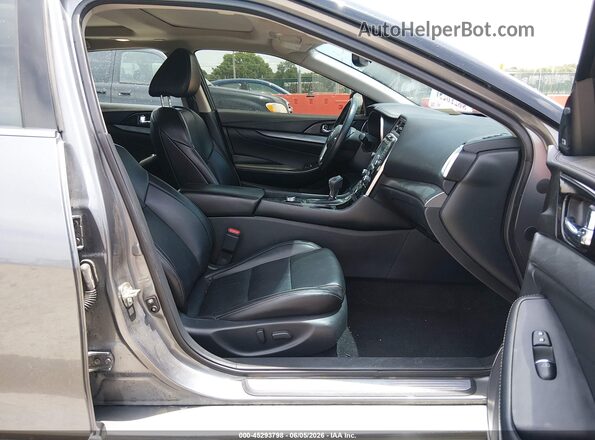 1N4AA6AP6JC400862 2018 NISSAN MAXIMA Gray Widok wnętrza z przodu