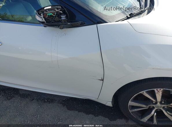 1N4AA6AP6JC403910 2018 NISSAN MAXIMA White წინა ხედი