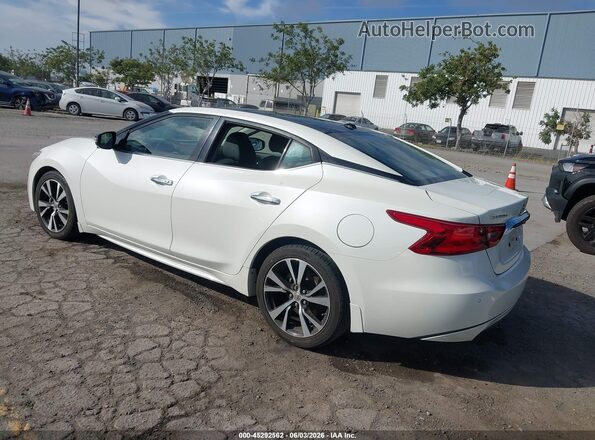 1N4AA6AP6JC403910 2018 NISSAN MAXIMA White უკანა მარცხენა