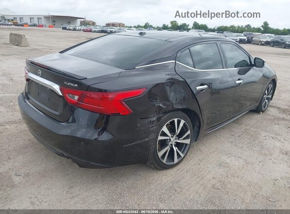 1N4AA6AP7GC394675 2016 NISSAN MAXIMA Black Tył prawy