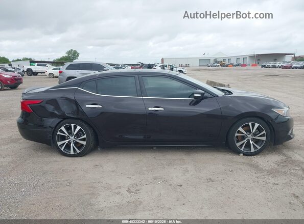1N4AA6AP7GC394675 2016 NISSAN MAXIMA Black Widok wnętrza z tyłu