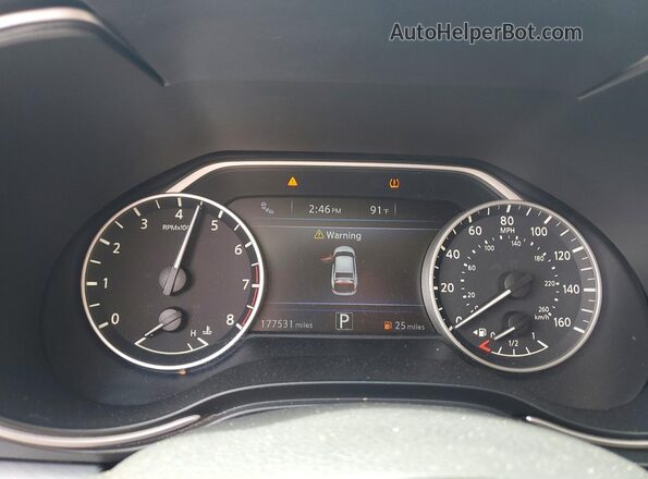 1N4AA6AP7GC397334 2016 NISSAN MAXIMA White Instrument cluster view