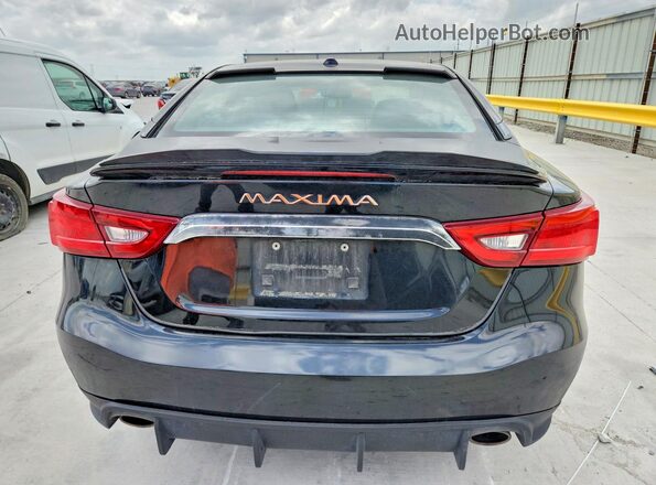 1N4AA6AP7GC436696 2016 NISSAN MAXIMA Black უკანა ხედი