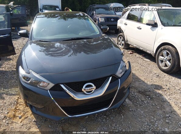 1N4AA6AP7GC902854 2016 NISSAN MAXIMA Blue Instrument cluster view