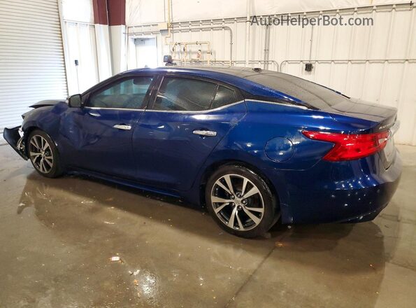 1N4AA6AP7HC370345 2017 NISSAN MAXIMA Blue Trasero izquierdo