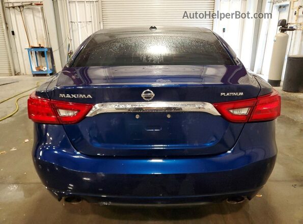 1N4AA6AP7HC370345 2017 NISSAN MAXIMA Blue Vista trasera